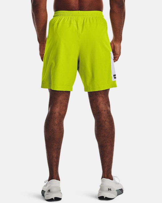 Men's UA RUSH™ Woven Cargo Shorts, Green, pdpMainDesktop image number 1